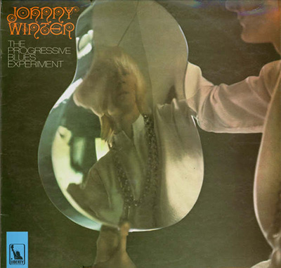 Johnny Winter - Progressive Blues Experiment Liberty Blue Logo